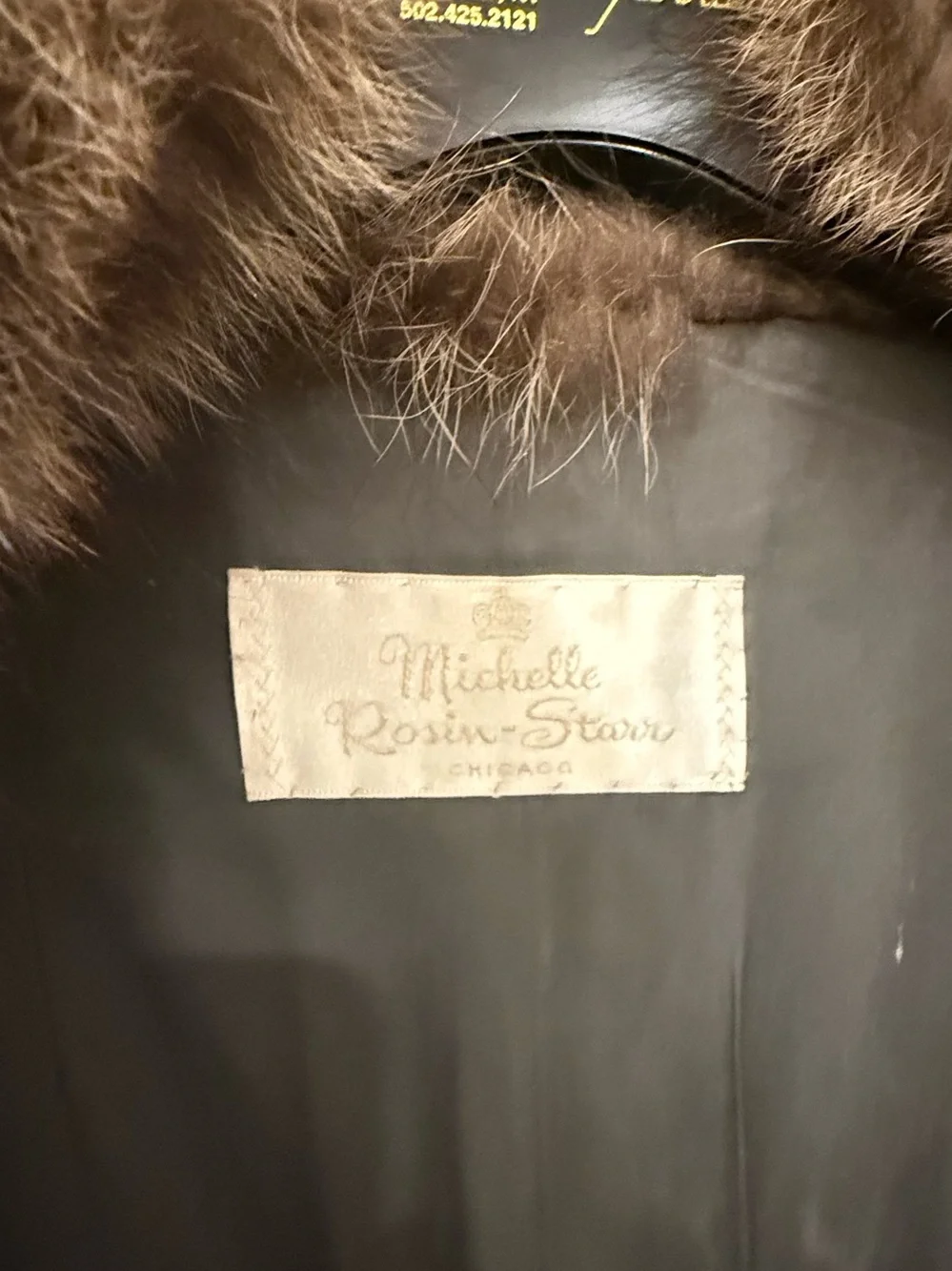 Vintage Genuine Raccoon Fur Full Length Coat Yudofsky Fur & Leather